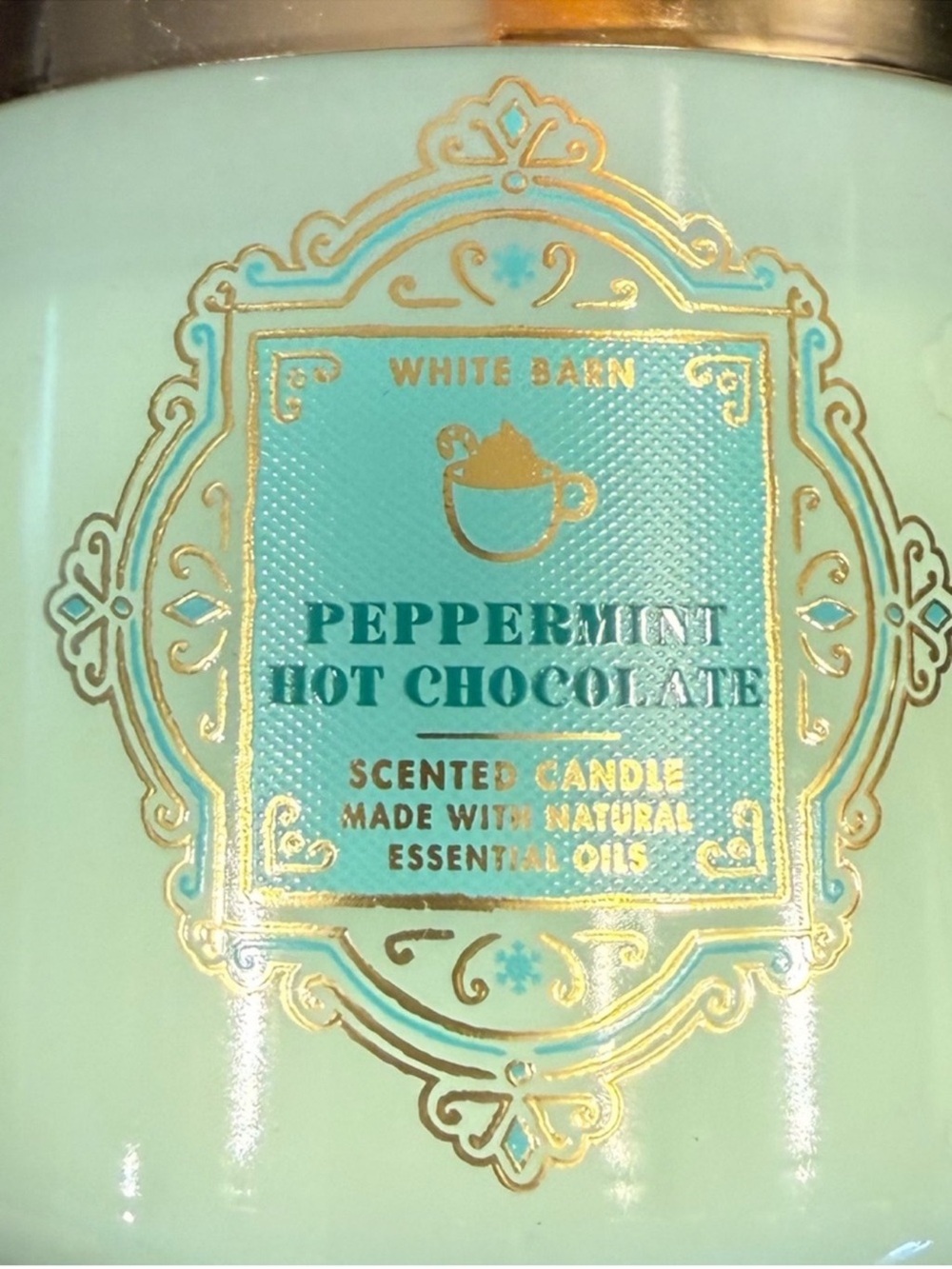 Peppermint Hot Chocolate Candle - Picture 2 of 2